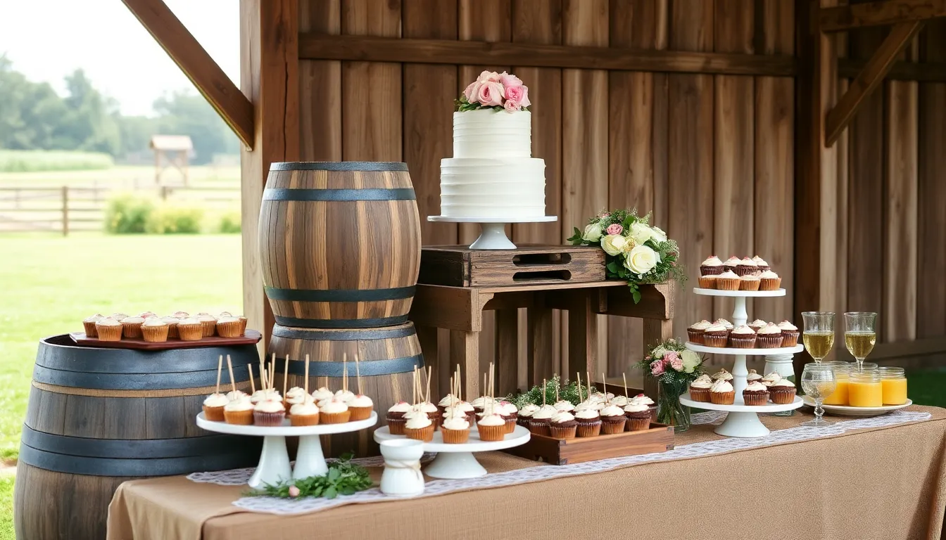 25 Stunning Wedding Dessert Table Ideas That Will Wow Your Guests 4 25 Stunning Wedding Dessert Table Ideas That Will Wow Your Guests 3