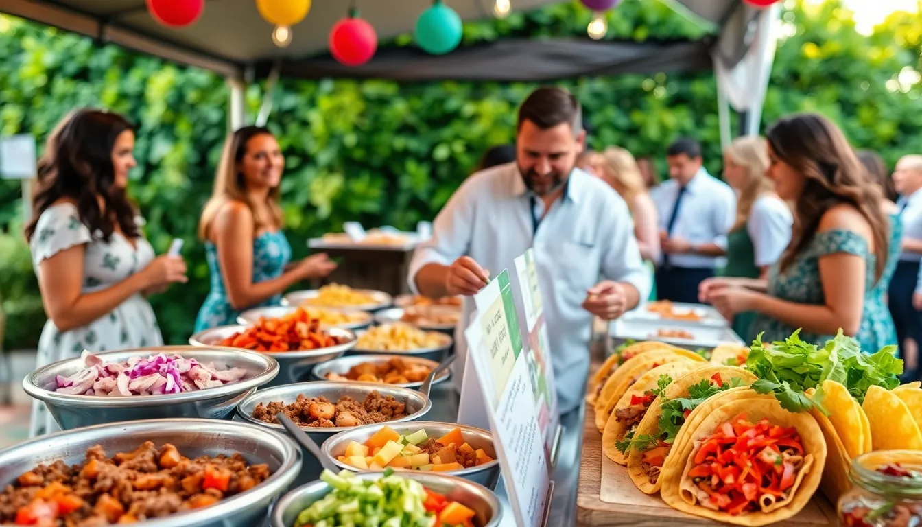 33 Creative Food Station Ideas for Wedding That Guests Will Actually Remember 4 33 Creative Food Station Ideas for Wedding That Guests Will Actually Remember 3