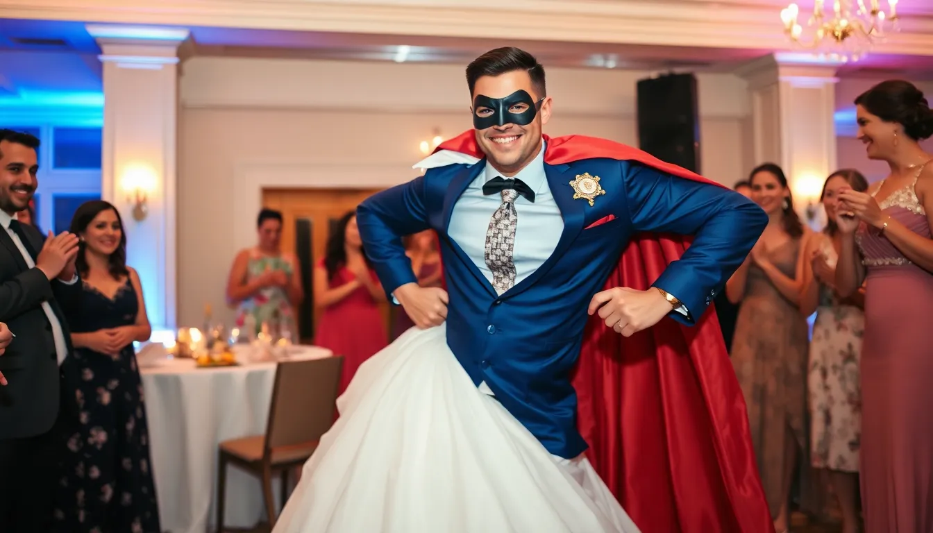 15 Hilarious Funny Garter Removal Ideas That'll Have Your Wedding Guests in Stitches 4 15 Hilarious Funny Garter Removal Ideas That'll Have Your Wedding Guests in Stitches 3