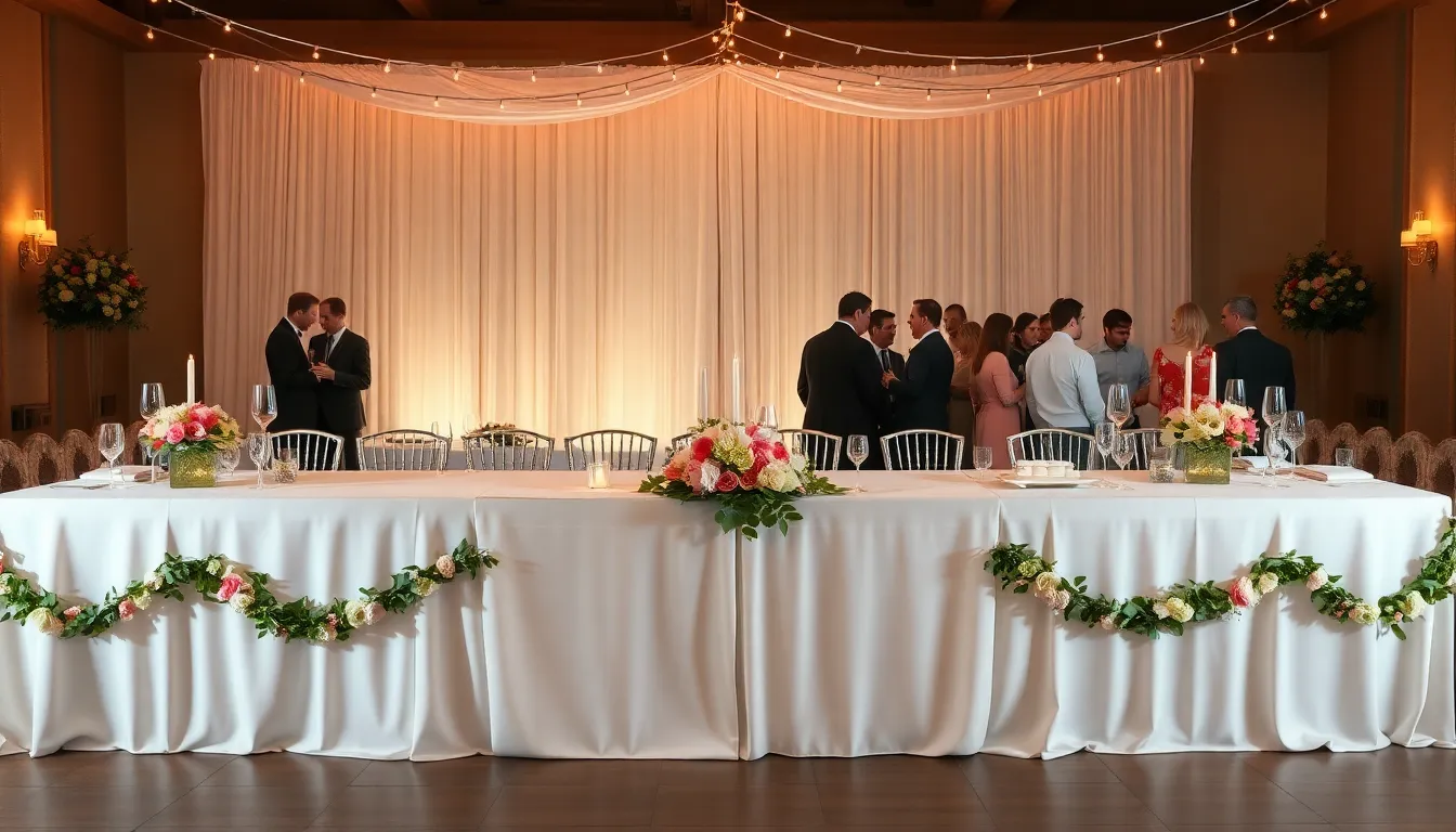 25 Stunning Head Table Ideas for Wedding That'll Leave Guests Speechless 4 25 Stunning Head Table Ideas for Wedding That'll Leave Guests Speechless 3