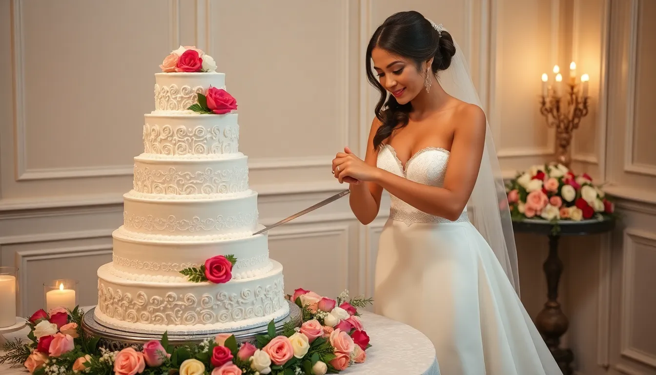 How to Cut Wedding Cakes Like a Pro: Step-by-Step Guide for Perfect Slices 4 How to Cut Wedding Cakes Like a Pro: Step-by-Step Guide for Perfect Slices 3