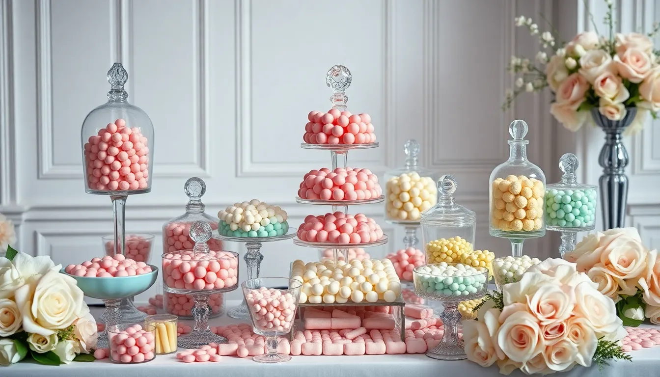 50+ Sweet Wedding Candy Bar Ideas That Will Wow Your Guests (2025) 4 50+ Sweet Wedding Candy Bar Ideas That Will Wow Your Guests (2025) 3