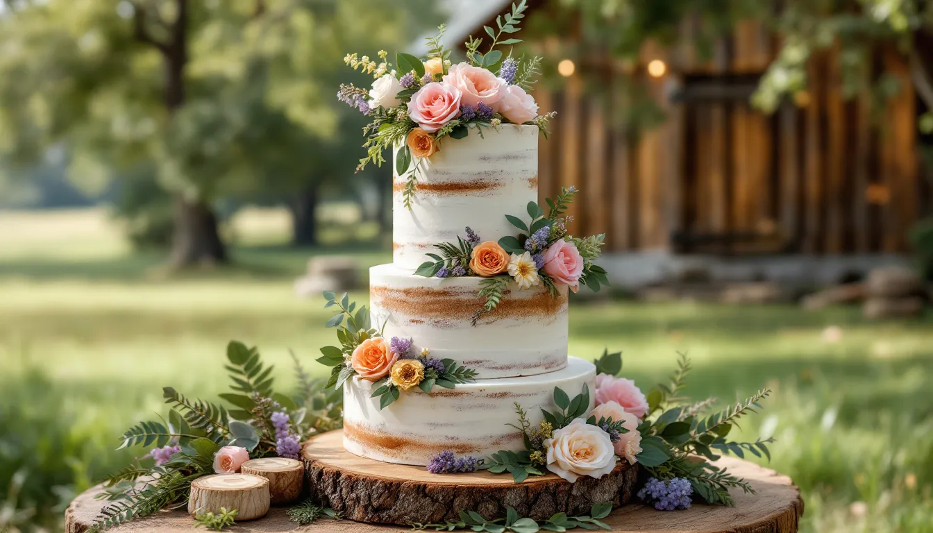 25 Stunning Rustic Wedding Cake Ideas to Make Your Big Day Unforgettable 4 25 Stunning Rustic Wedding Cake Ideas to Make Your Big Day Unforgettable 3