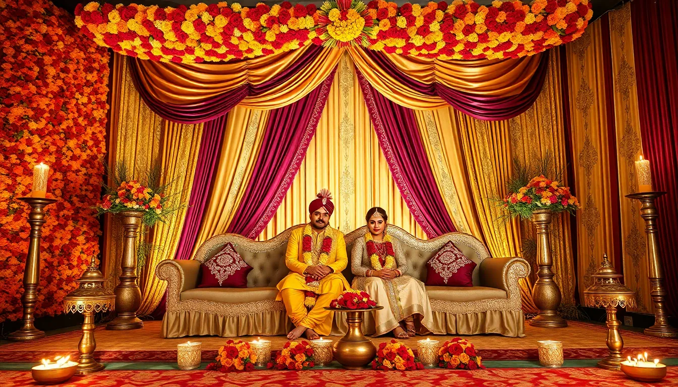 30 Stunning Indian Wedding Decoration Ideas: Traditional & Modern Designs 6 30 Stunning Indian Wedding Decoration Ideas: Traditional & Modern Designs 5