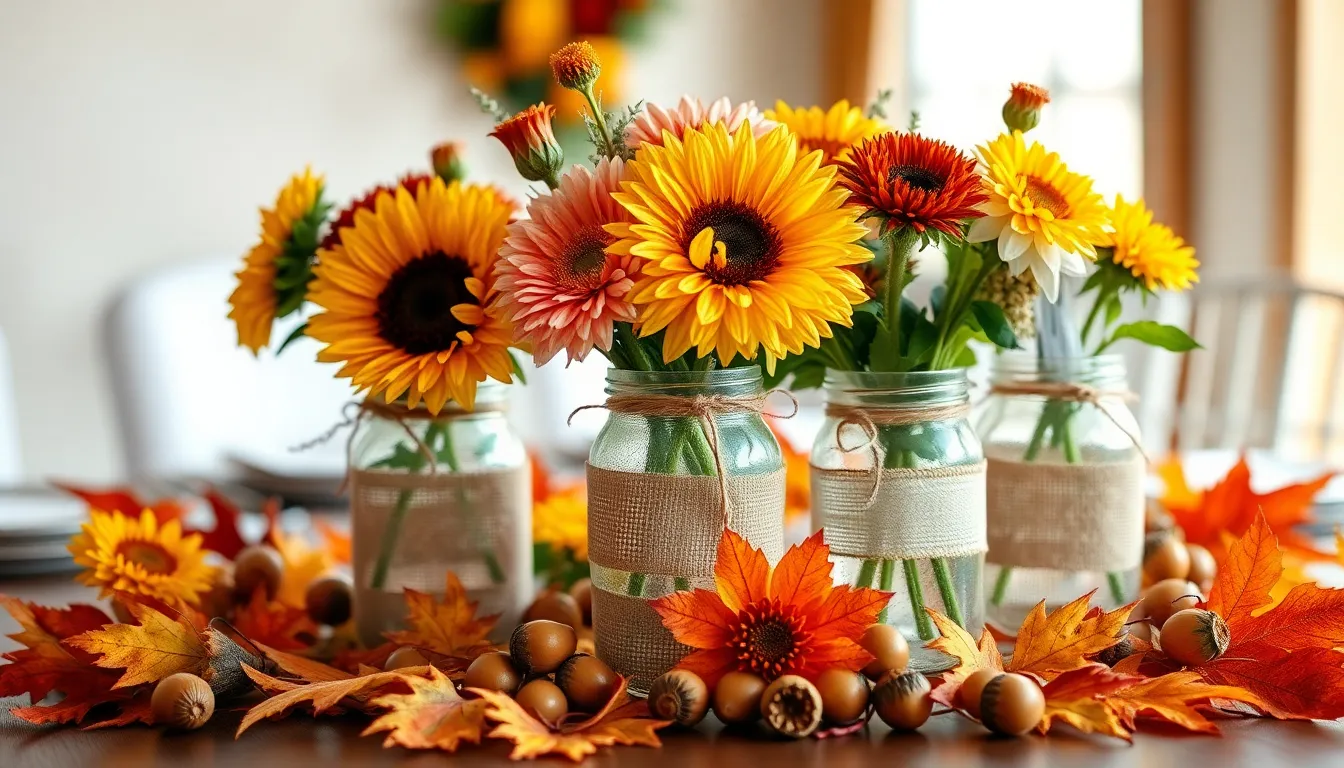 25 Stunning Fall Centerpiece Ideas for Wedding That'll Wow Your Guests 6 25 Stunning Fall Centerpiece Ideas for Wedding That'll Wow Your Guests 5