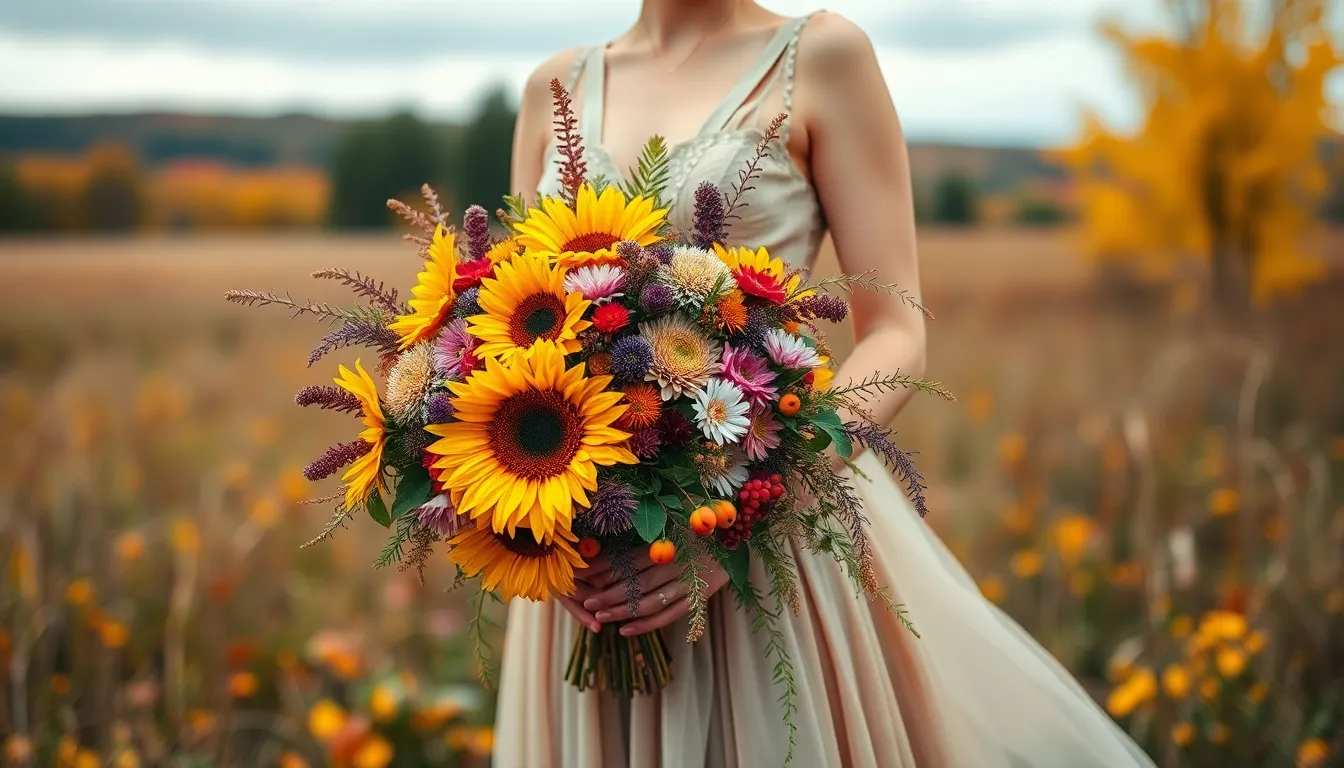 25 Stunning Fall Wedding Bouquet Ideas for Your Autumn Ceremony 6 25 Stunning Fall Wedding Bouquet Ideas for Your Autumn Ceremony 5