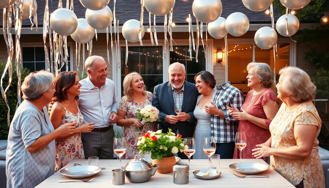 25 Romantic Ideas for a 25th Wedding Anniversary Celebration That Couples Will Love 6 25 Romantic Ideas for a 25th Wedding Anniversary Celebration That Couples Will Love 5