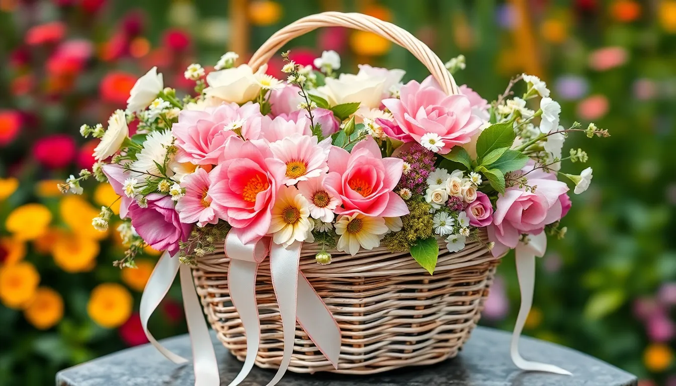 25 Stunning Basket Decoration Ideas for Wedding That'll Transform Your Big Day 8 25 Stunning Basket Decoration Ideas for Wedding That'll Transform Your Big Day 7