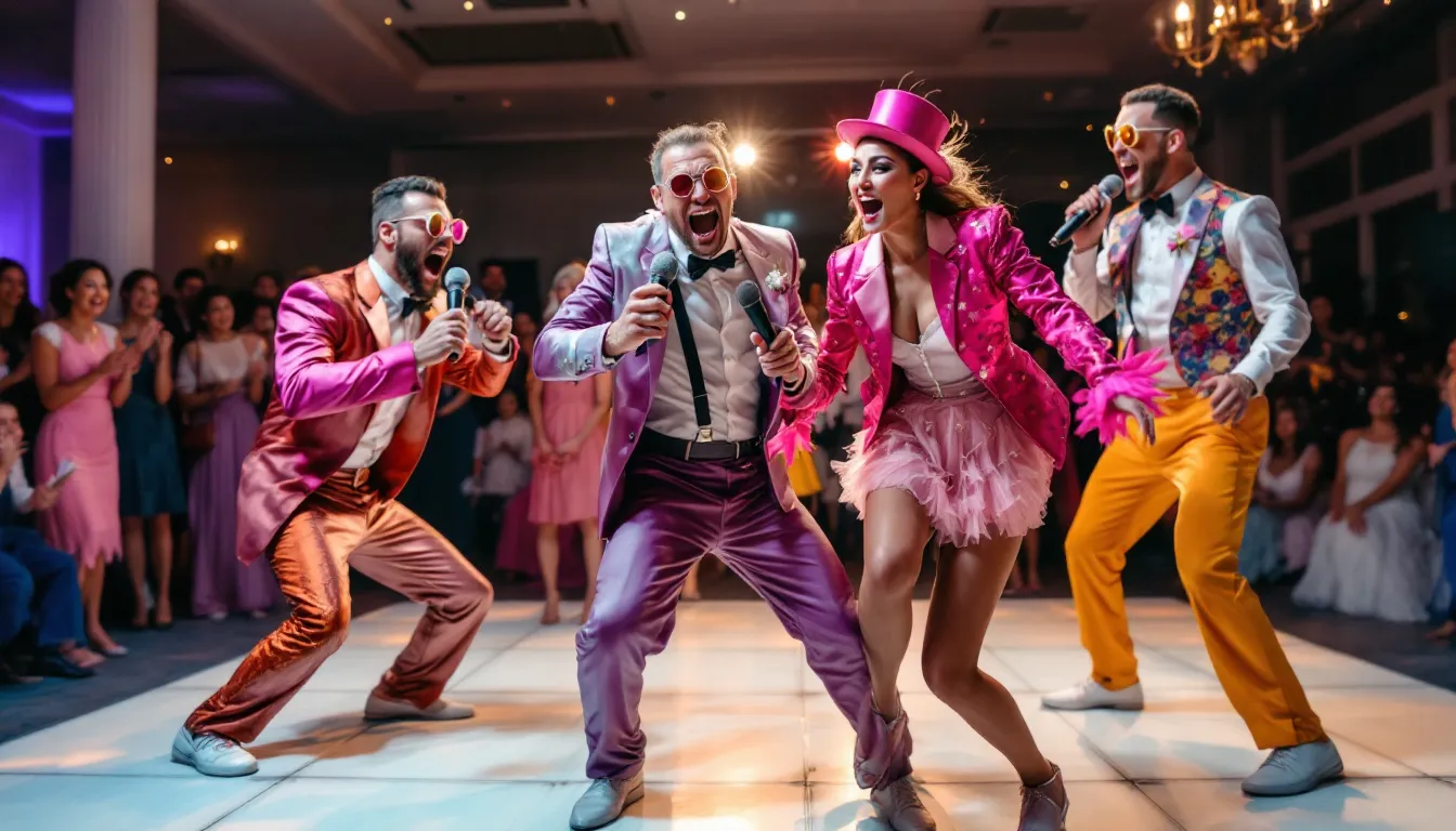 25 Hilarious Wedding Party Entrance Ideas That'll Have Your Guests in Stitches 8 25 Hilarious Wedding Party Entrance Ideas That'll Have Your Guests in Stitches 7