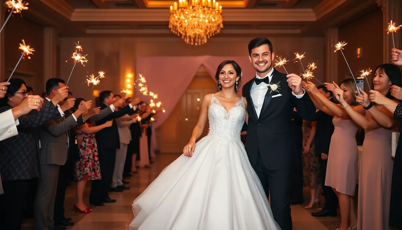 How to Leave Your Wedding Reception: The Perfect Exit Strategy for Couples 8 How to Leave Your Wedding Reception: The Perfect Exit Strategy for Couples 7