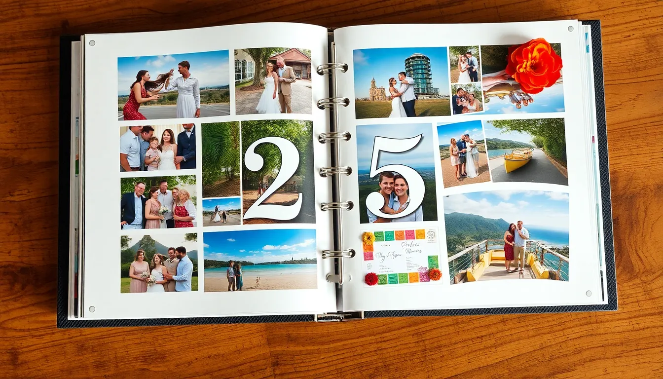 25 Romantic Ideas for a 25th Wedding Anniversary Celebration That Couples Will Love 8 25 Romantic Ideas for a 25th Wedding Anniversary Celebration That Couples Will Love 7