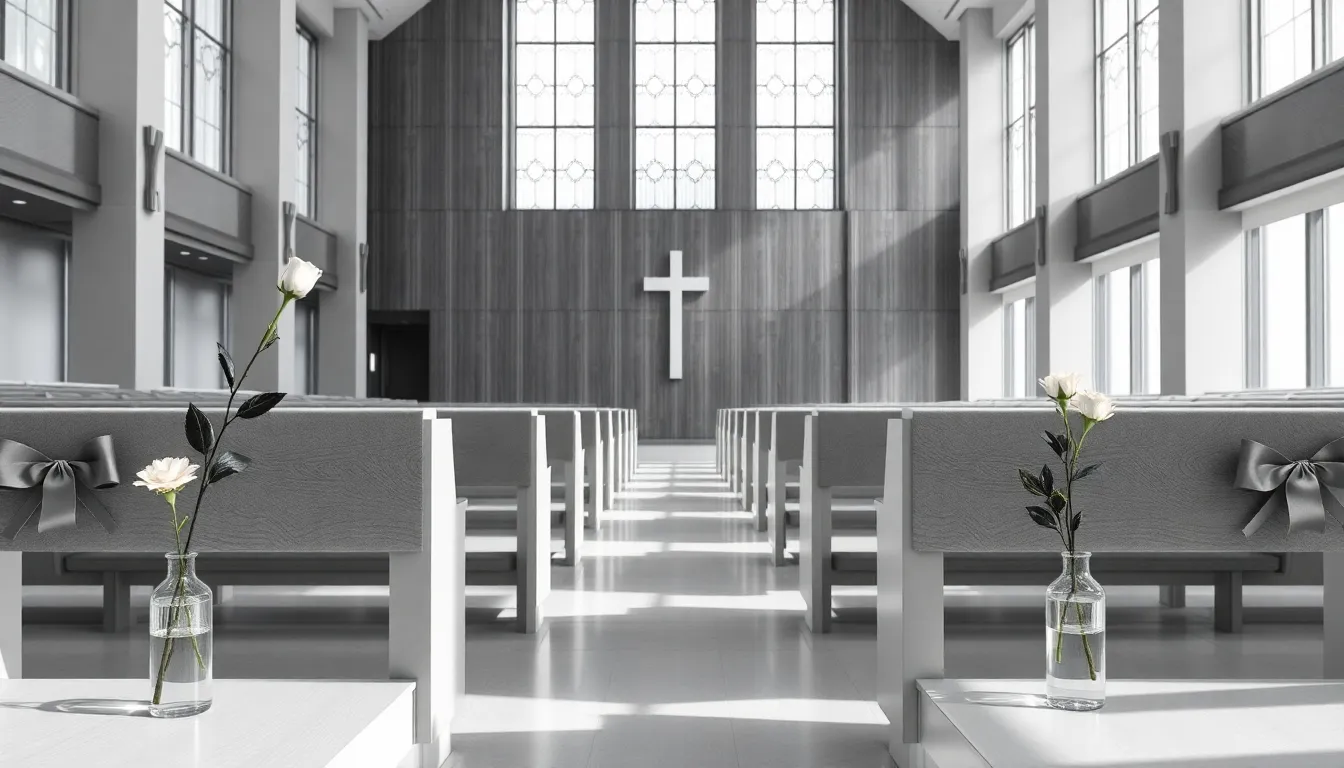 50 Stunning Ideas for Decorating Church Pews for Wedding on Any Budget 8 50 Stunning Ideas for Decorating Church Pews for Wedding on Any Budget 7