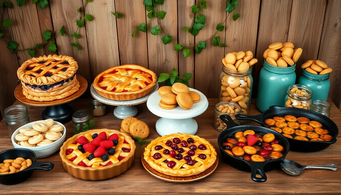 35 Rustic Wedding Dessert Table Ideas That'll Make Your Guests Swoon 8 35 Rustic Wedding Dessert Table Ideas That'll Make Your Guests Swoon 7