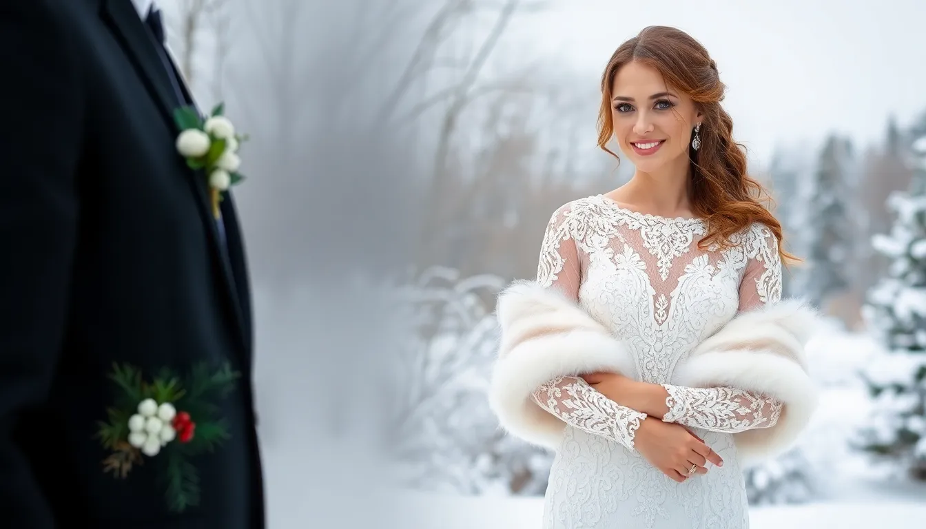 30 Stunning Winter Wedding Picture Ideas That Will Make Your Photos Magical 8 30 Stunning Winter Wedding Picture Ideas That Will Make Your Photos Magical 7