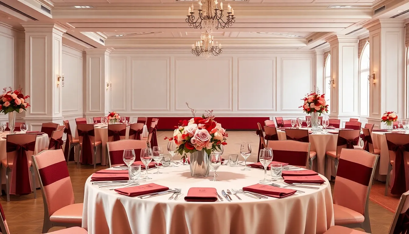 25 Stunning Wedding Hall Decorating Ideas to Transform Your Venue on Any Budget 10 25 Stunning Wedding Hall Decorating Ideas to Transform Your Venue on Any Budget 9