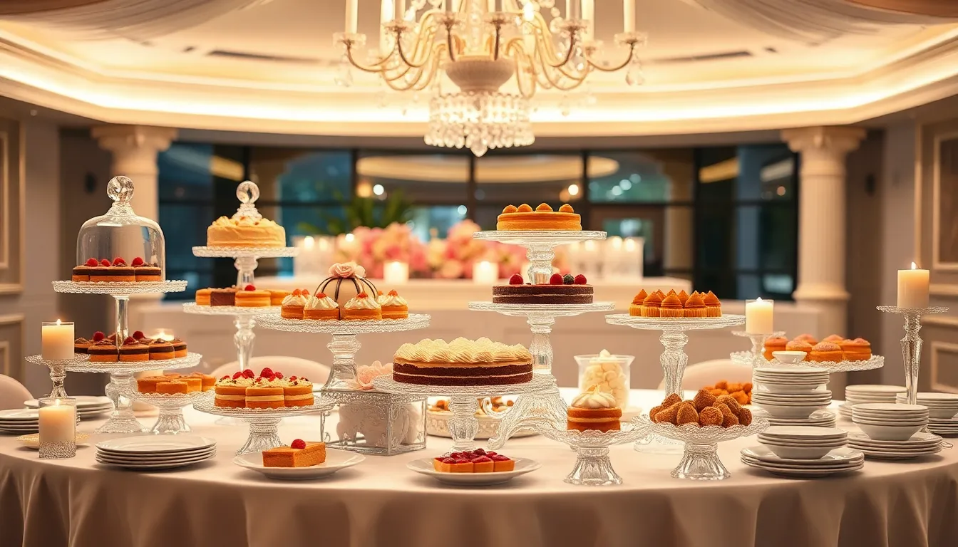 25 Stunning Wedding Dessert Table Ideas That Will Wow Your Guests 10 25 Stunning Wedding Dessert Table Ideas That Will Wow Your Guests 9
