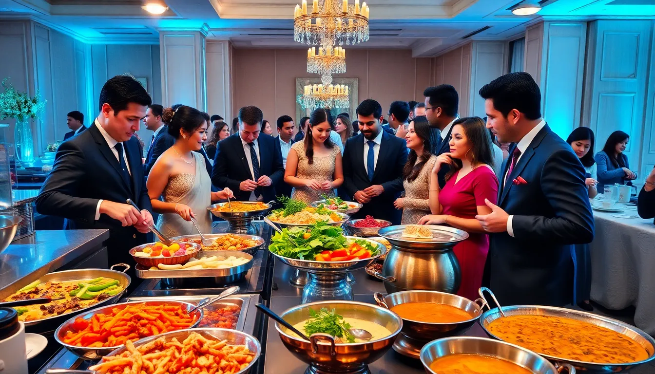 33 Creative Food Station Ideas for Wedding That Guests Will Actually Remember 10 33 Creative Food Station Ideas for Wedding That Guests Will Actually Remember 9