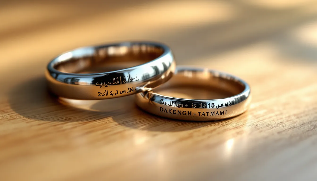 101 Wedding Ring Engraving Ideas to Make Your Band Truly Personal (2025) 10 101 Wedding Ring Engraving Ideas to Make Your Band Truly Personal (2025) 9