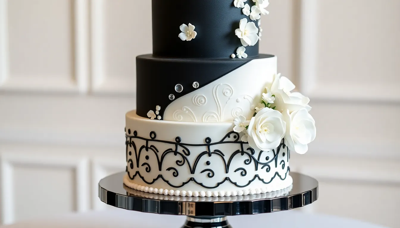 50+ Stunning Black and White Wedding Ideas That Will Never Go Out of Style 12 50+ Stunning Black and White Wedding Ideas That Will Never Go Out of Style 11