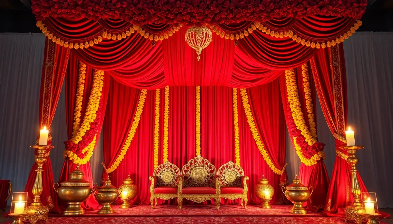 30 Stunning Indian Wedding Decoration Ideas: Traditional & Modern Designs 12 30 Stunning Indian Wedding Decoration Ideas: Traditional & Modern Designs 11