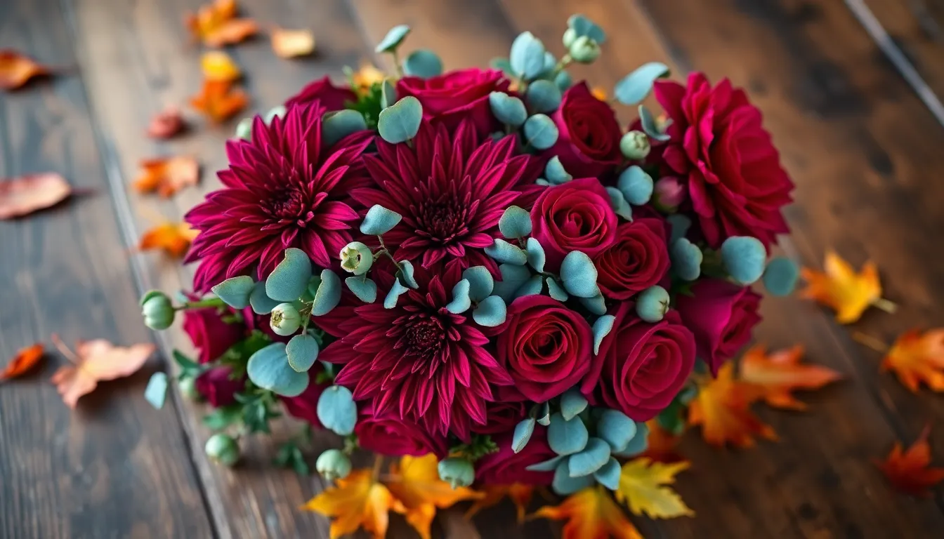 25 Stunning Fall Wedding Bouquet Ideas for Your Autumn Ceremony 12 25 Stunning Fall Wedding Bouquet Ideas for Your Autumn Ceremony 11