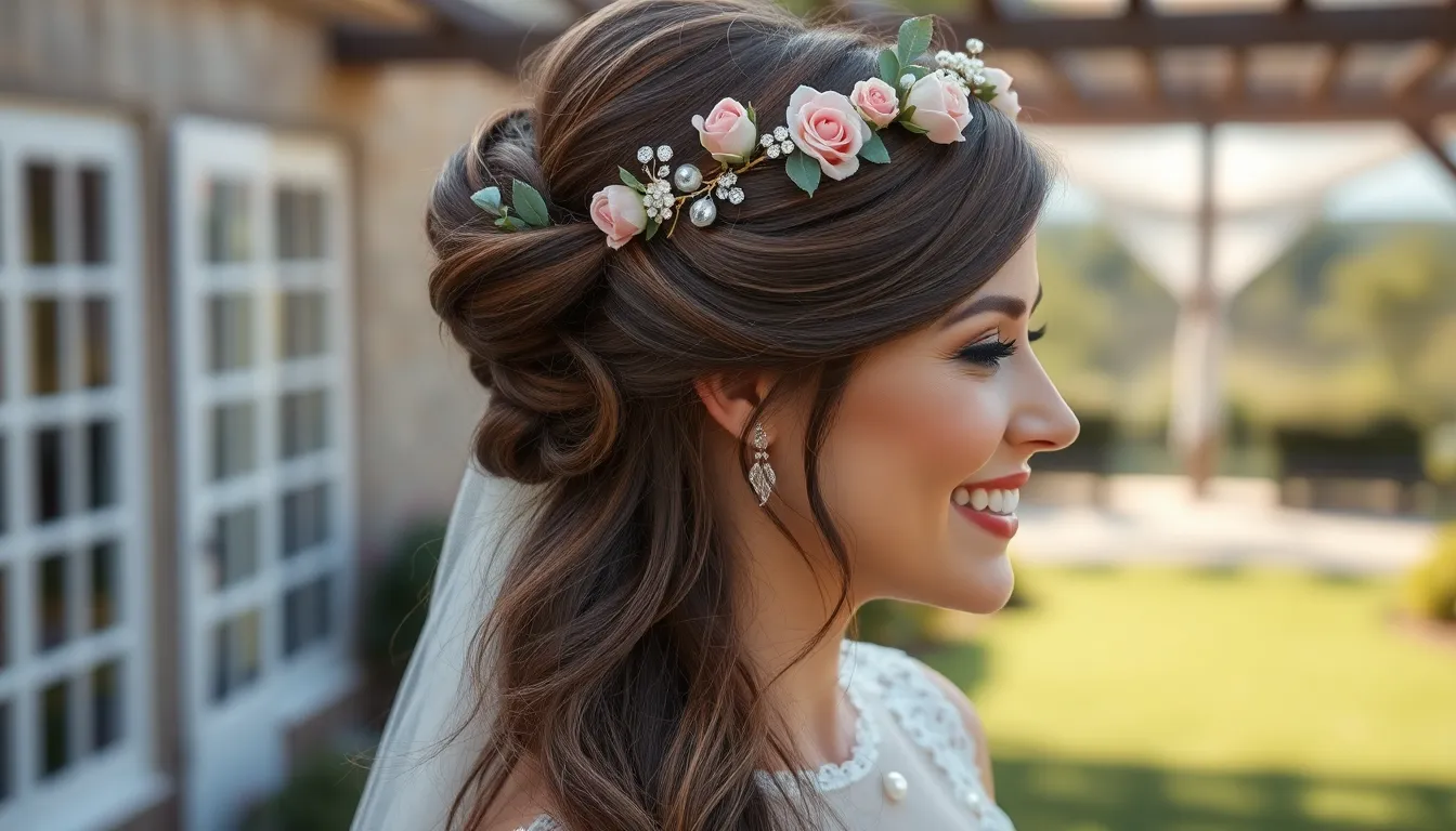 30 Stunning Hair Up Ideas for Wedding Day That'll Make You Look Absolutely Gorgeous 12 30 Stunning Hair Up Ideas for Wedding Day That'll Make You Look Absolutely Gorgeous 11