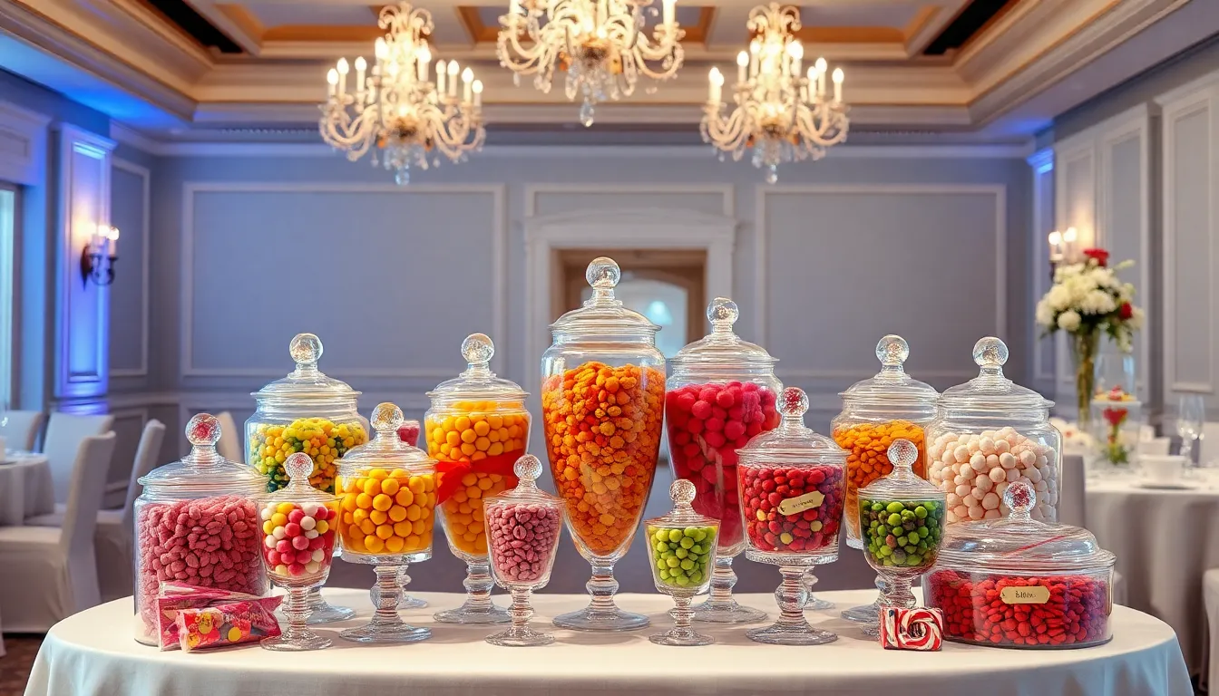 50+ Sweet Wedding Candy Bar Ideas That Will Wow Your Guests (2025) 12 50+ Sweet Wedding Candy Bar Ideas That Will Wow Your Guests (2025) 11