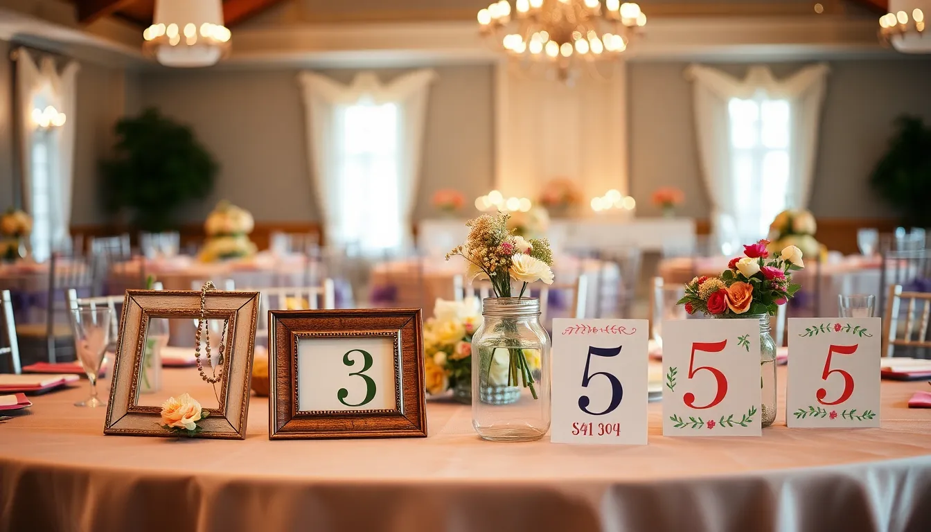50+ Creative Ideas for Numbering Tables at a Wedding Reception (Budget-Friendly!) 12 50+ Creative Ideas for Numbering Tables at a Wedding Reception (Budget-Friendly!) 11