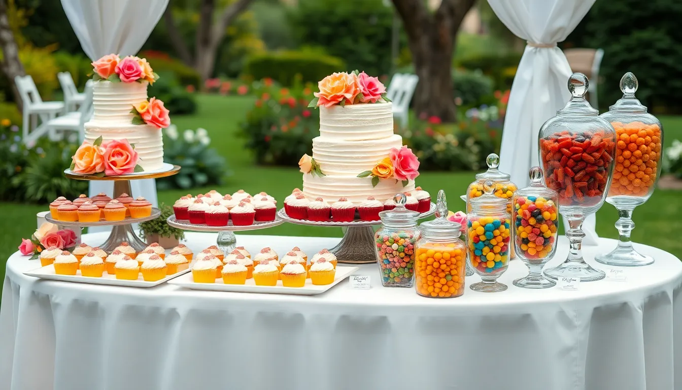 25 Stunning Wedding Dessert Table Ideas on a Budget (Under $200!) 12 25 Stunning Wedding Dessert Table Ideas on a Budget (Under $200!) 11