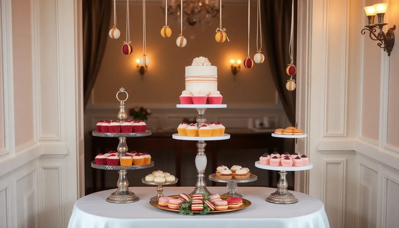 25 Stunning Wedding Dessert Table Ideas That Will Wow Your Guests 14 25 Stunning Wedding Dessert Table Ideas That Will Wow Your Guests 13