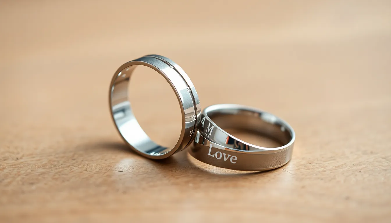 50+ Unique Engraving Ideas for Wedding Rings That'll Make Your Heart Skip a Beat 13