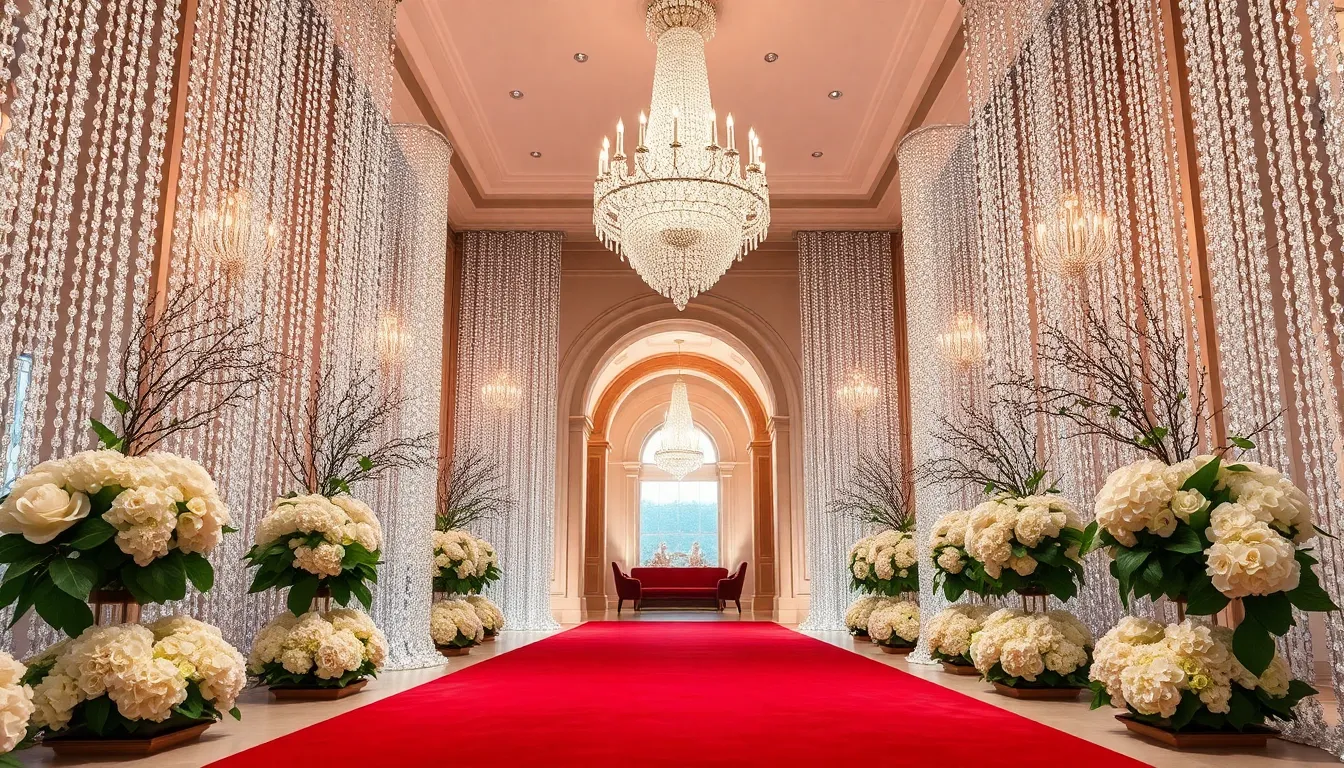 25 Stunning Wedding Entrance Decoration Ideas (Budget & Luxury Options) 14 25 Stunning Wedding Entrance Decoration Ideas (Budget & Luxury Options) 13