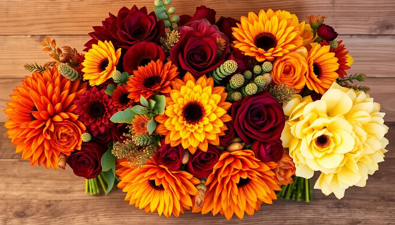 25 Stunning Fall Wedding Bouquet Ideas for Your Autumn Ceremony 14 25 Stunning Fall Wedding Bouquet Ideas for Your Autumn Ceremony 13