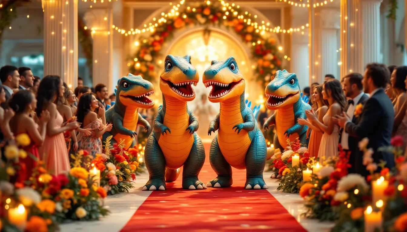 25 Hilarious Wedding Party Entrance Ideas That'll Have Your Guests in Stitches 14 25 Hilarious Wedding Party Entrance Ideas That'll Have Your Guests in Stitches 13