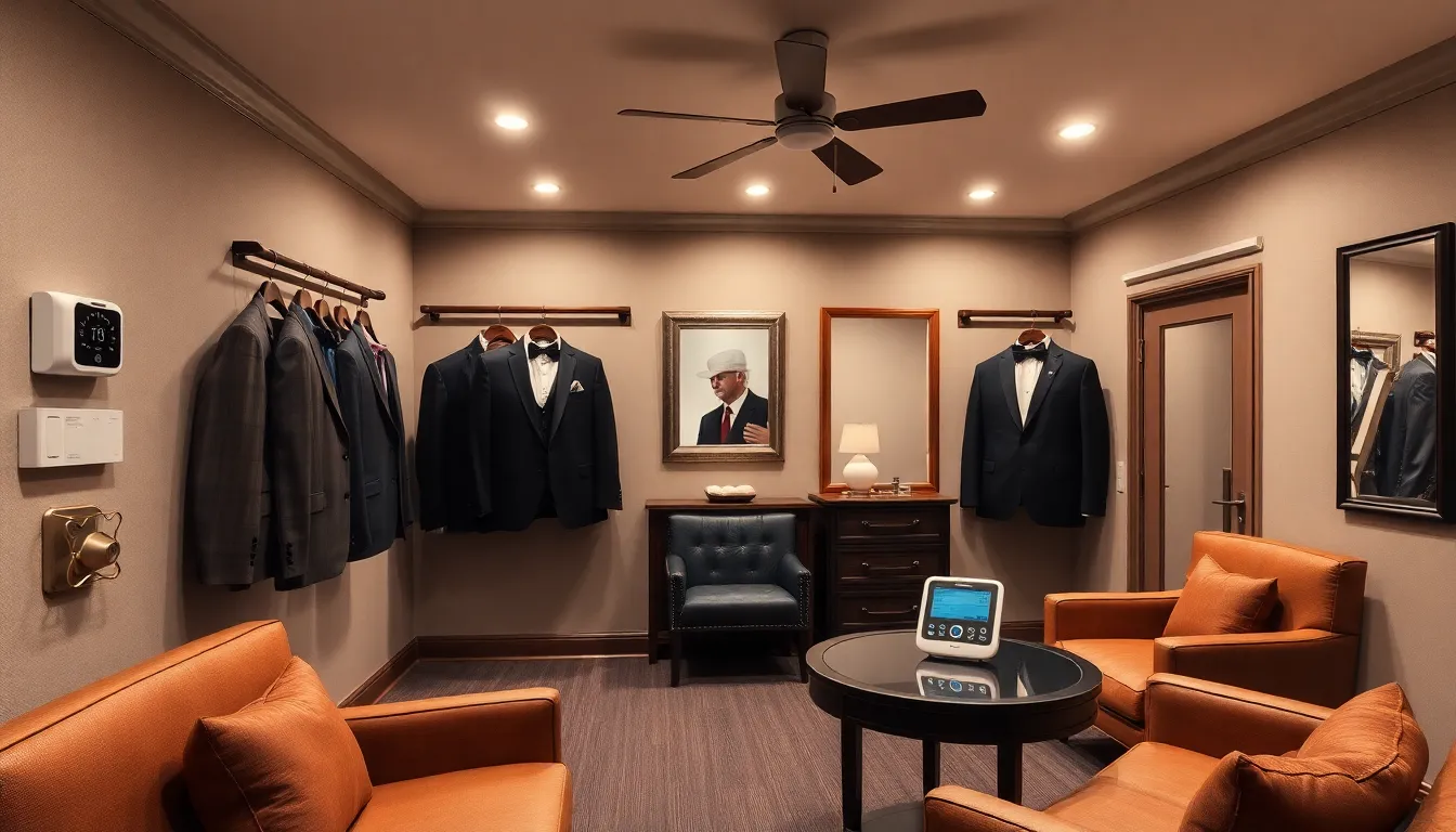 25 Stylish Grooms Dressing Room Ideas to Elevate Your Wedding Day Experience 14 25 Stylish Grooms Dressing Room Ideas to Elevate Your Wedding Day Experience 13