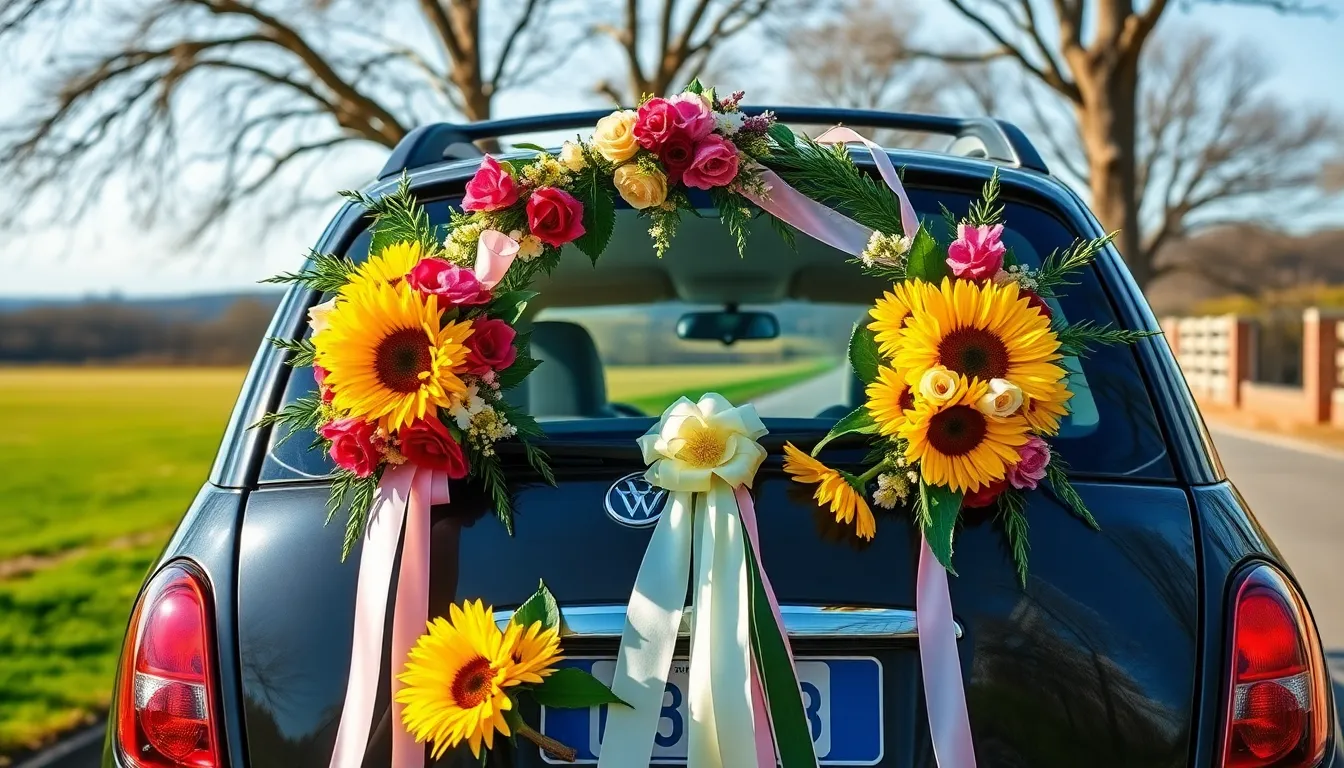 25 Stunning Car Decoration Ideas for Your Dream Wedding (2025 Guide) 16 25 Stunning Car Decoration Ideas for Your Dream Wedding (2025 Guide) 15