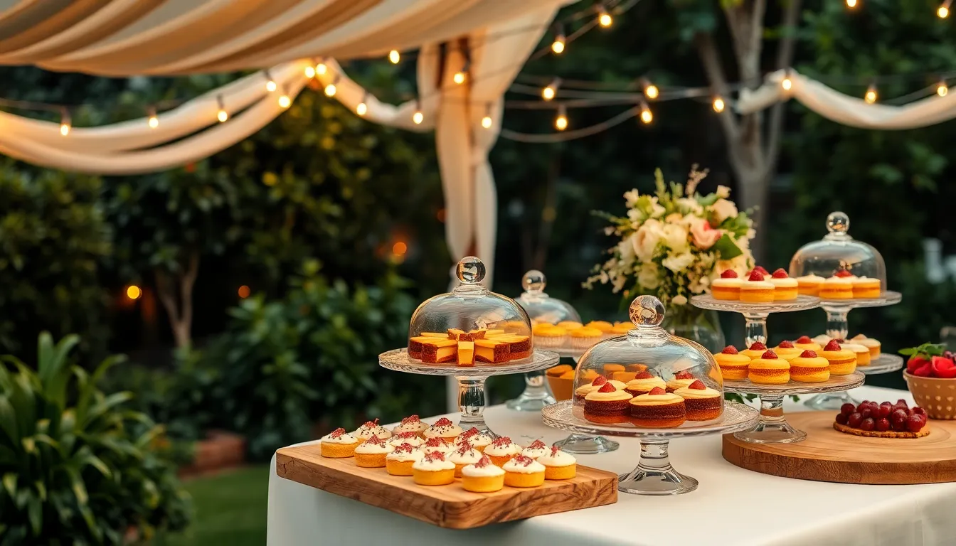 25 Stunning Wedding Dessert Table Ideas That Will Wow Your Guests 16 25 Stunning Wedding Dessert Table Ideas That Will Wow Your Guests 15