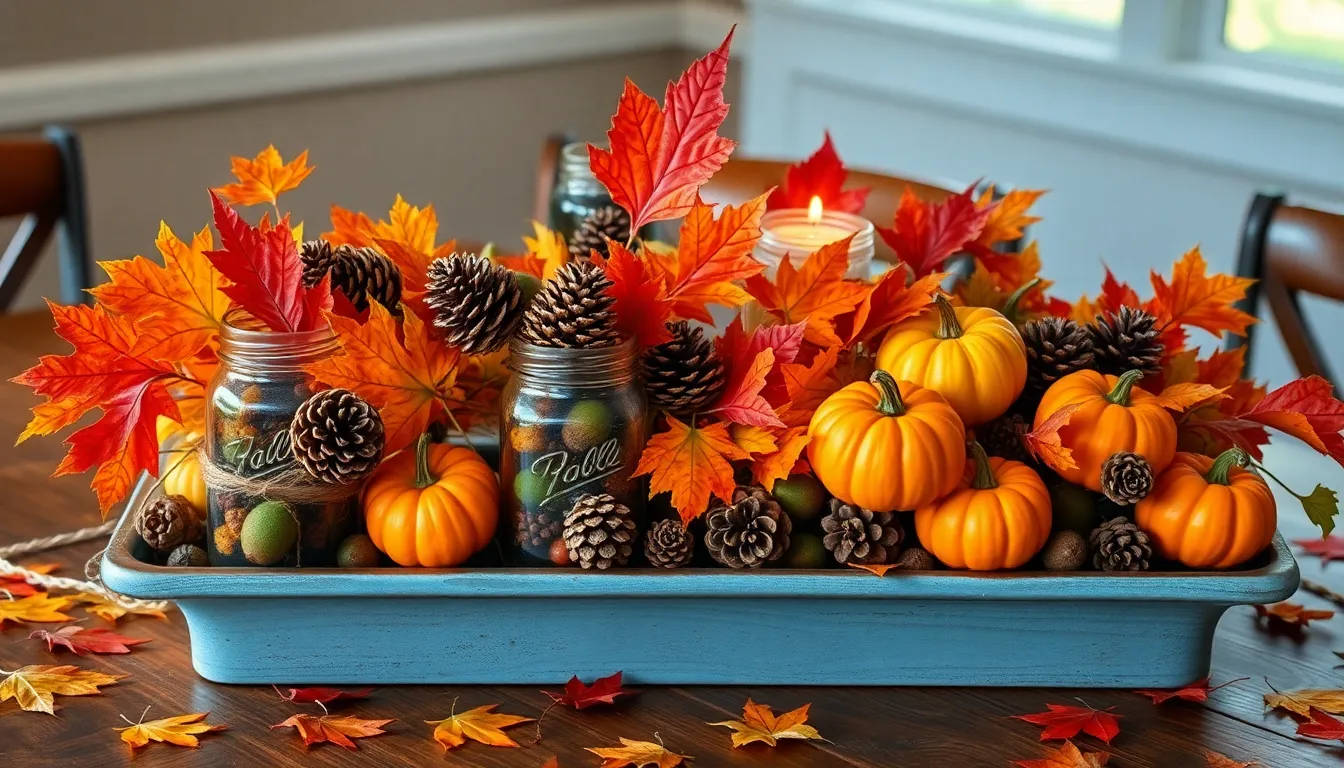25 Stunning Fall Centerpiece Ideas for Wedding That'll Wow Your Guests 16 25 Stunning Fall Centerpiece Ideas for Wedding That'll Wow Your Guests 15