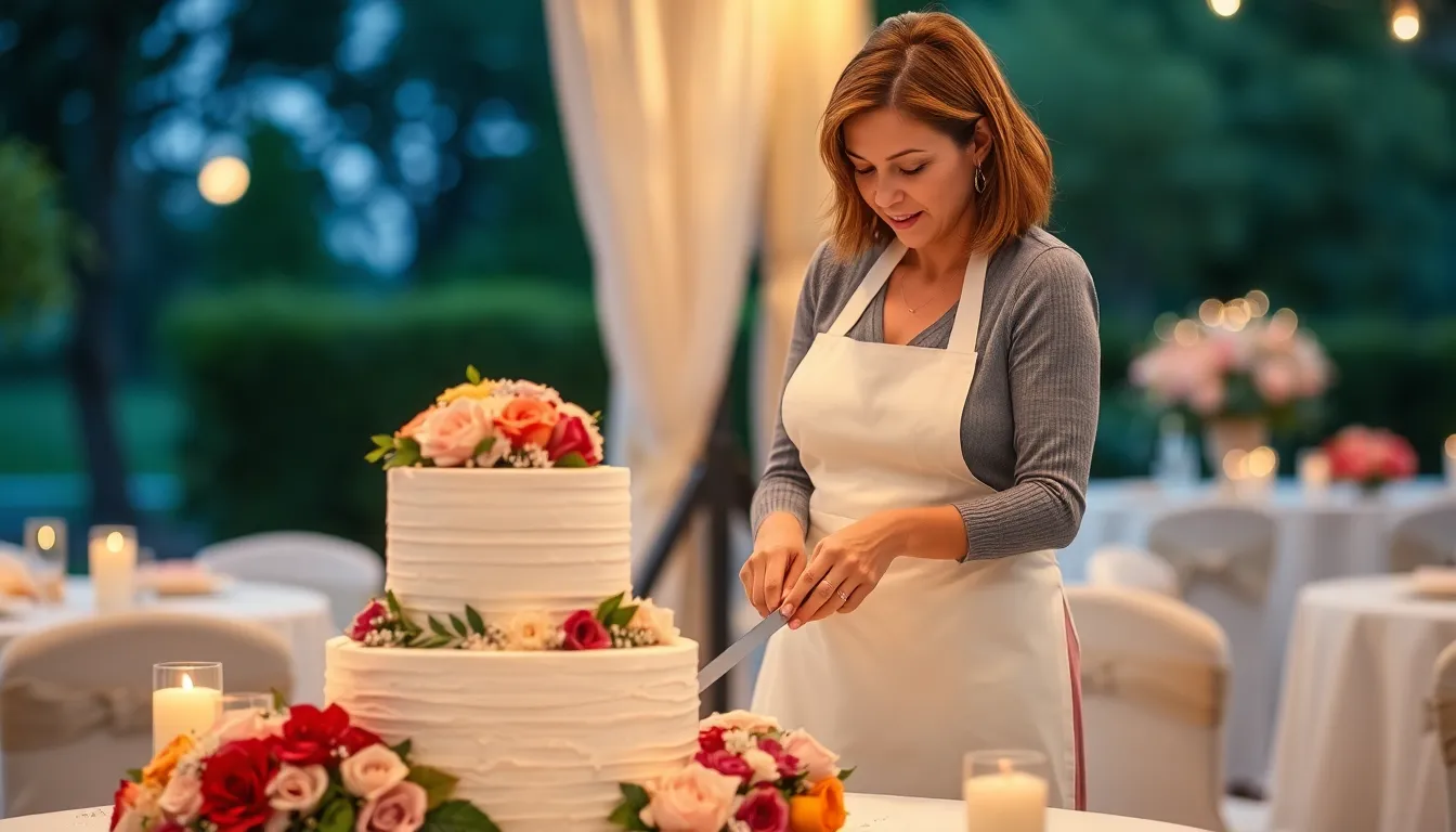 How to Cut Wedding Cakes Like a Pro: Step-by-Step Guide for Perfect Slices 16 How to Cut Wedding Cakes Like a Pro: Step-by-Step Guide for Perfect Slices 15