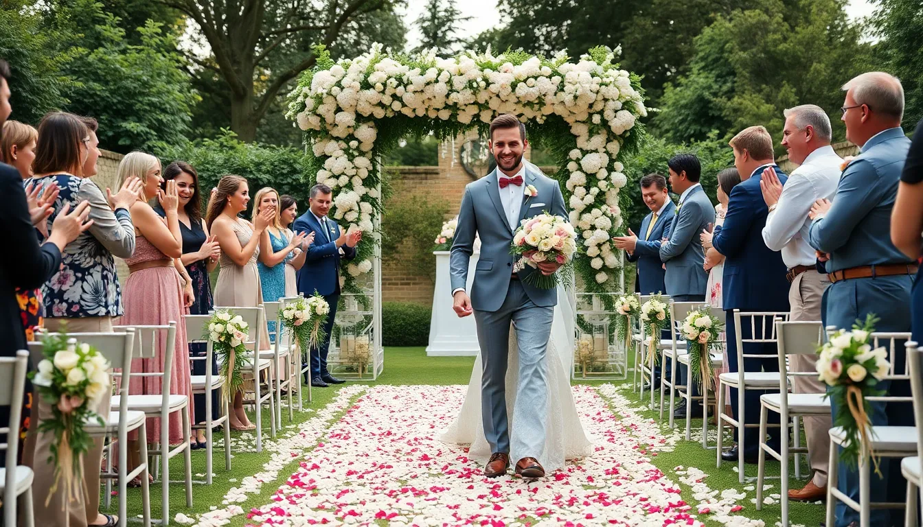 25 Stunning Wedding Recessional Ideas to Make Your Exit Unforgettable 16 25 Stunning Wedding Recessional Ideas to Make Your Exit Unforgettable 15