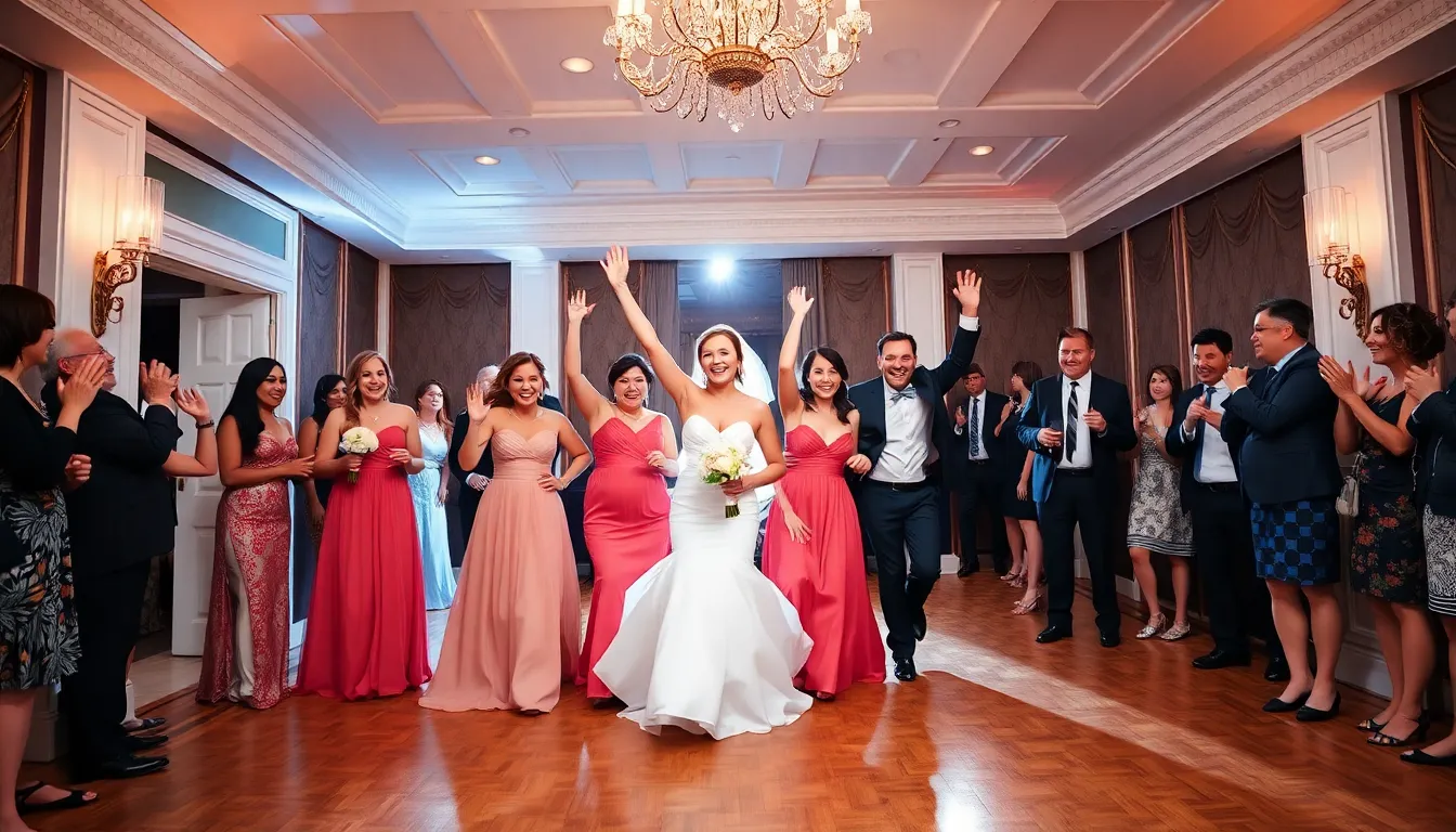 25 Creative Bridal Party Entrance Ideas That Will Wow Your Wedding Guests 18 25 Creative Bridal Party Entrance Ideas That Will Wow Your Wedding Guests 17