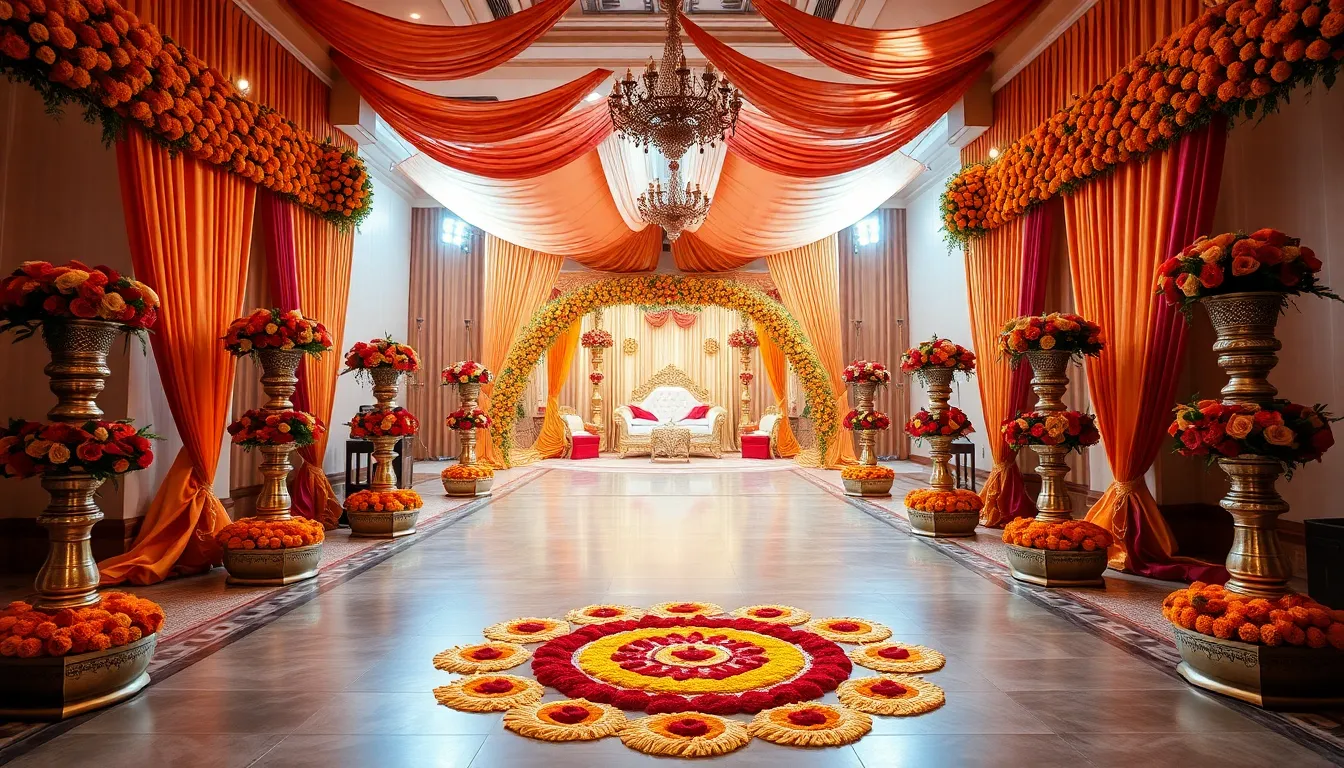 30 Stunning Indian Wedding Decoration Ideas: Traditional & Modern Designs 18 30 Stunning Indian Wedding Decoration Ideas: Traditional & Modern Designs 17