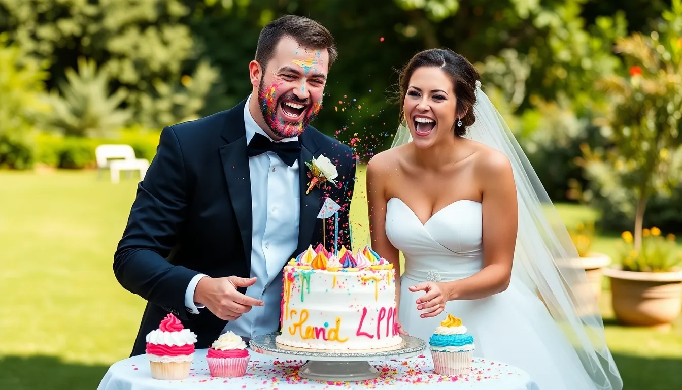 27 Hilarious First Look Ideas That Will Make Your Wedding Day Unforgettable 18 27 Hilarious First Look Ideas That Will Make Your Wedding Day Unforgettable 17