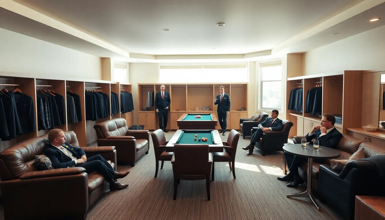 25 Stylish Grooms Dressing Room Ideas to Elevate Your Wedding Day Experience 18 25 Stylish Grooms Dressing Room Ideas to Elevate Your Wedding Day Experience 17