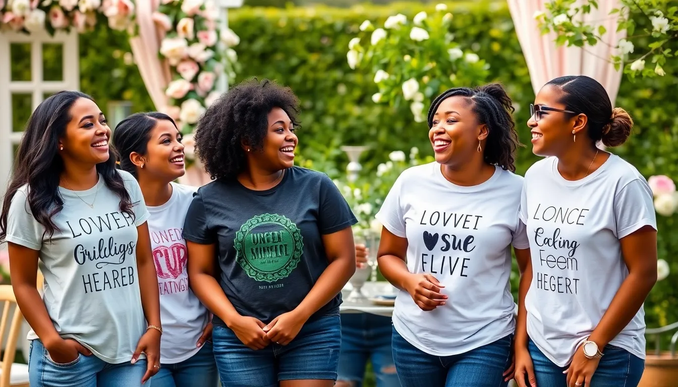 25 Trendy Bridesmaid Shirt Ideas for Your Perfect Bridal Party Look 2 25 Trendy Bridesmaid Shirt Ideas for Your Perfect Bridal Party Look 1