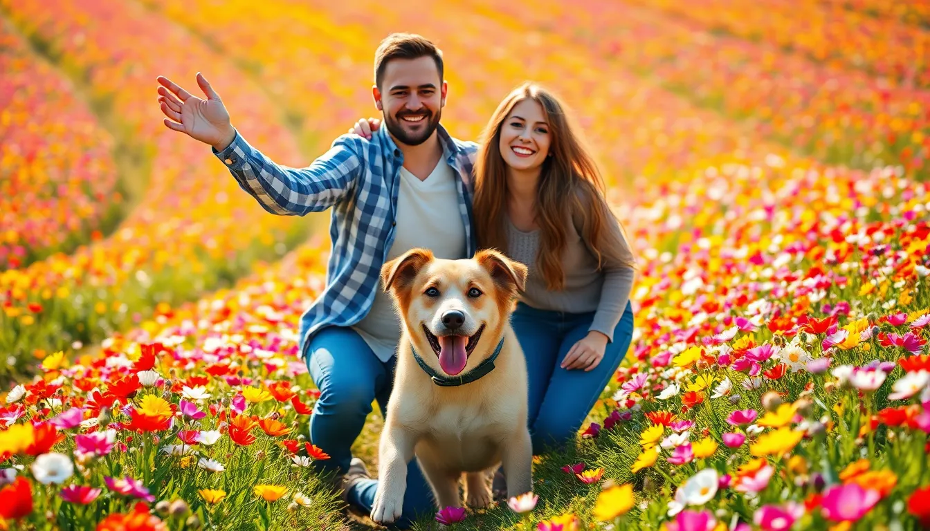 25 Adorable Engagement Photo Ideas with Dogs That'll Melt Your Heart 2 25 Adorable Engagement Photo Ideas with Dogs That'll Melt Your Heart 1