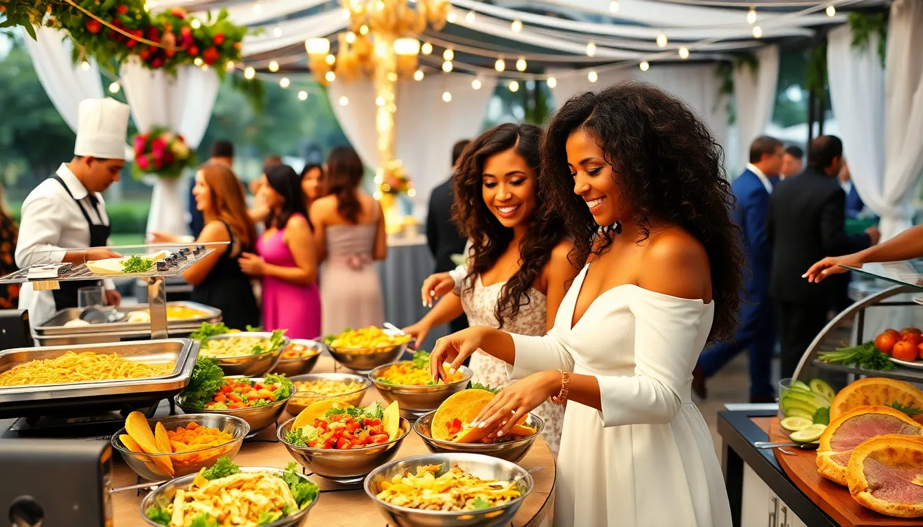 50+ Creative Food Ideas for Wedding Reception That Guests Will Love 1