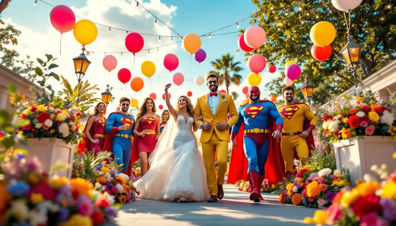 25 Hilarious Wedding Party Entrance Ideas That'll Have Your Guests in Stitches 2 25 Hilarious Wedding Party Entrance Ideas That'll Have Your Guests in Stitches 1