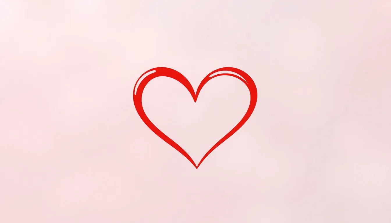 How to Draw a Heart for Your Girlfriend: Simple Step-by-Step Guide (2025) 1