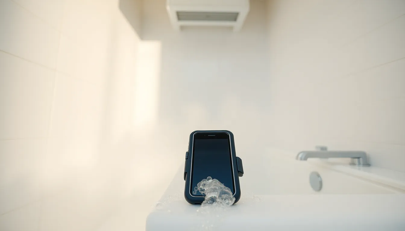 How to Use Your Phone in the Shower Safely: 7 Waterproof Tips That Actually Work 2 How to Use Your Phone in the Shower Safely: 7 Waterproof Tips That Actually Work 1